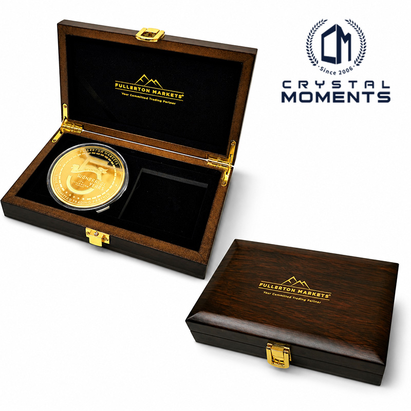 Presentation Custom Wooden Coin Box | CX04