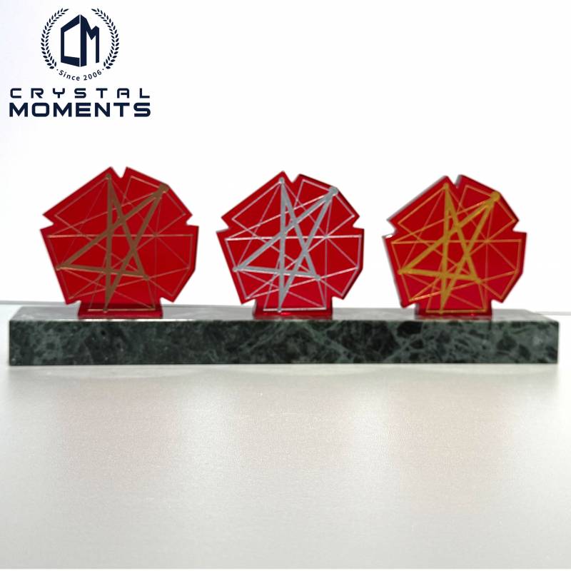 Custom Crystal Logo Trophy