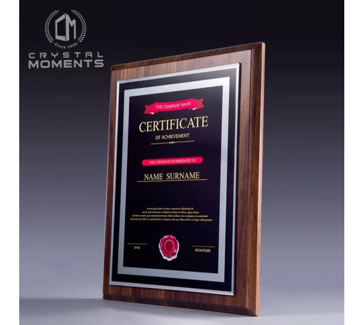 Wooden Plaques & Trophies