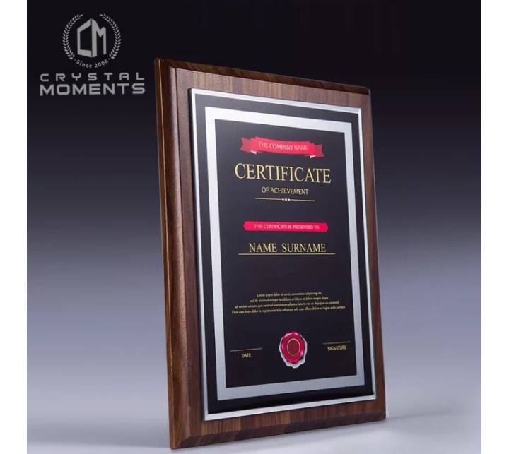 Wooden Plaques & Trophies