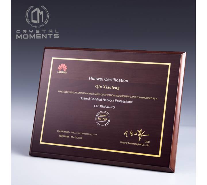 Wooden Plaques & Trophies