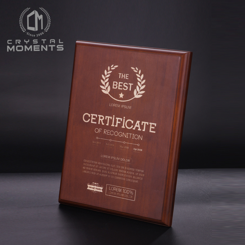 Wooden Plaques & Trophies