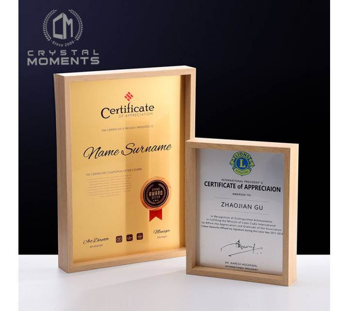 Wooden Plaques & Trophies