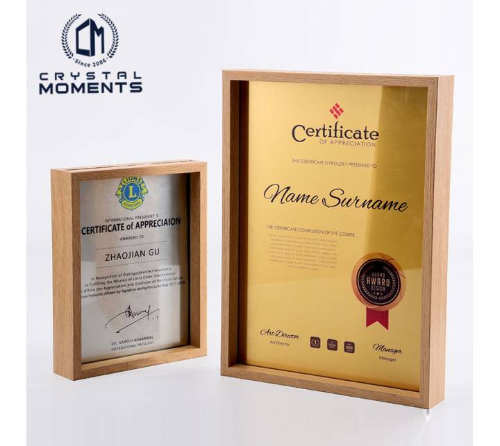 Wooden Plaques & Trophies