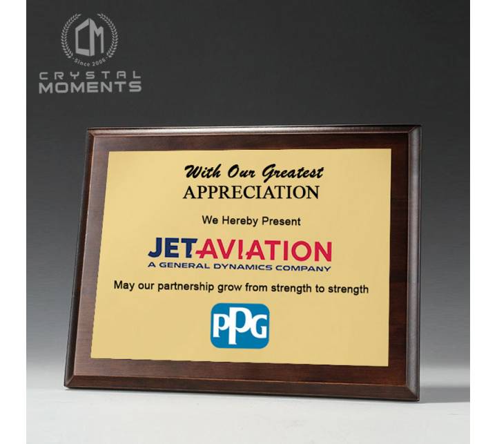 Wooden Plaques & Trophies